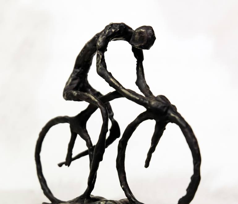 Original Expressionism Sport Sculpture by Lionel Le Jeune