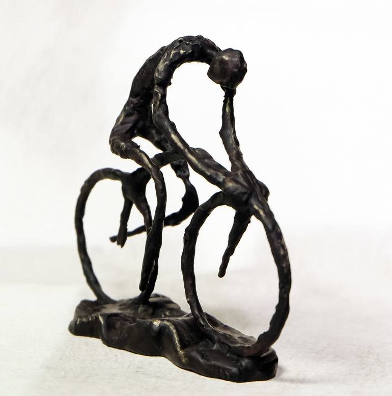 Original Expressionism Sport Sculpture by Lionel Le Jeune