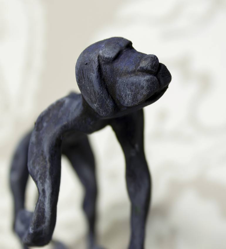 Blu Dog sculpture - Print