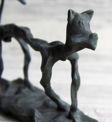 Print of Dogs Sculpture by Lionel Le Jeune