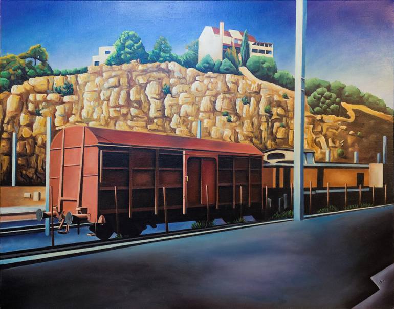 Original Figurative Landscape Painting by Lionel Le Jeune