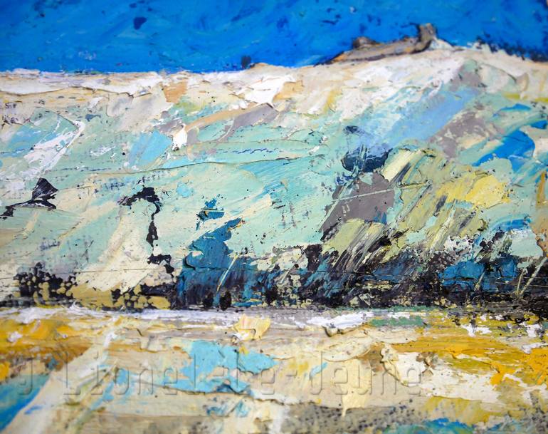 Original Abstract Expressionism Landscape Painting by Lionel Le Jeune