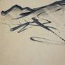 Ink and charcoal drawing on Clairefontaine Natural 250 grams paper - A5 13,4 x 21 cm