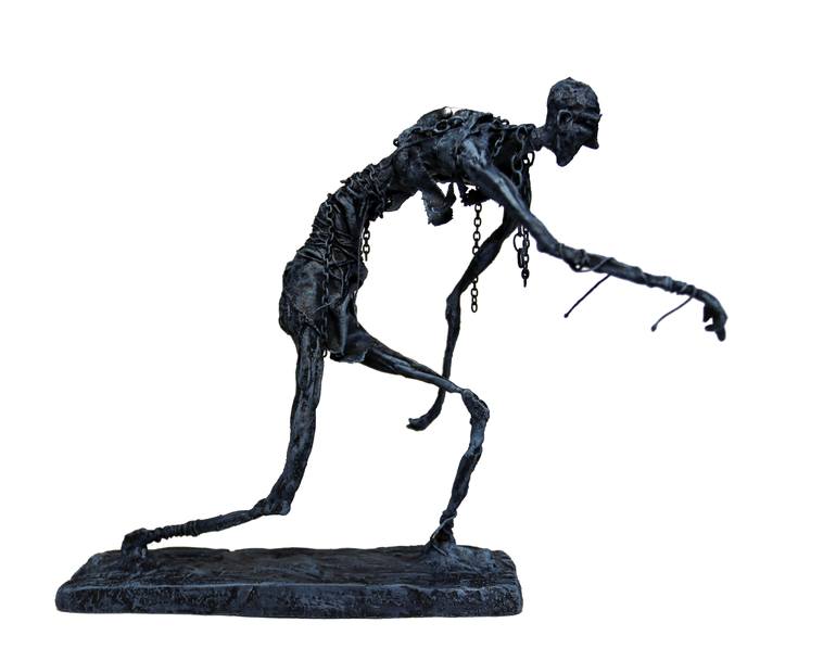 Original Expressionism Mortality Sculpture by Lionel Le Jeune