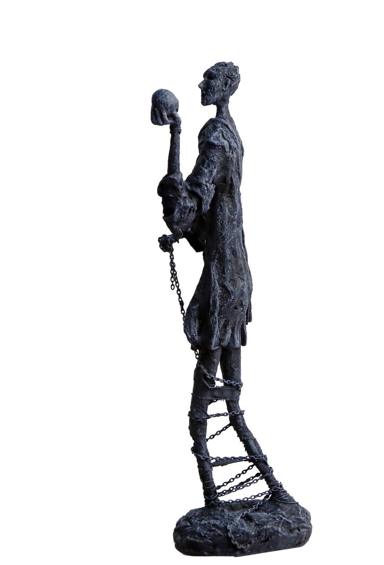 Original Expressionism Men Sculpture by Lionel Le Jeune