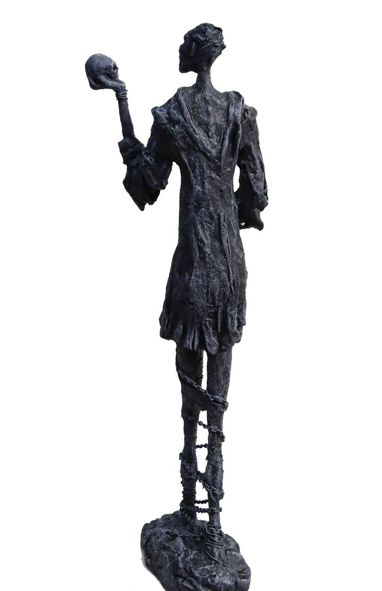 Original Expressionism Men Sculpture by Lionel Le Jeune