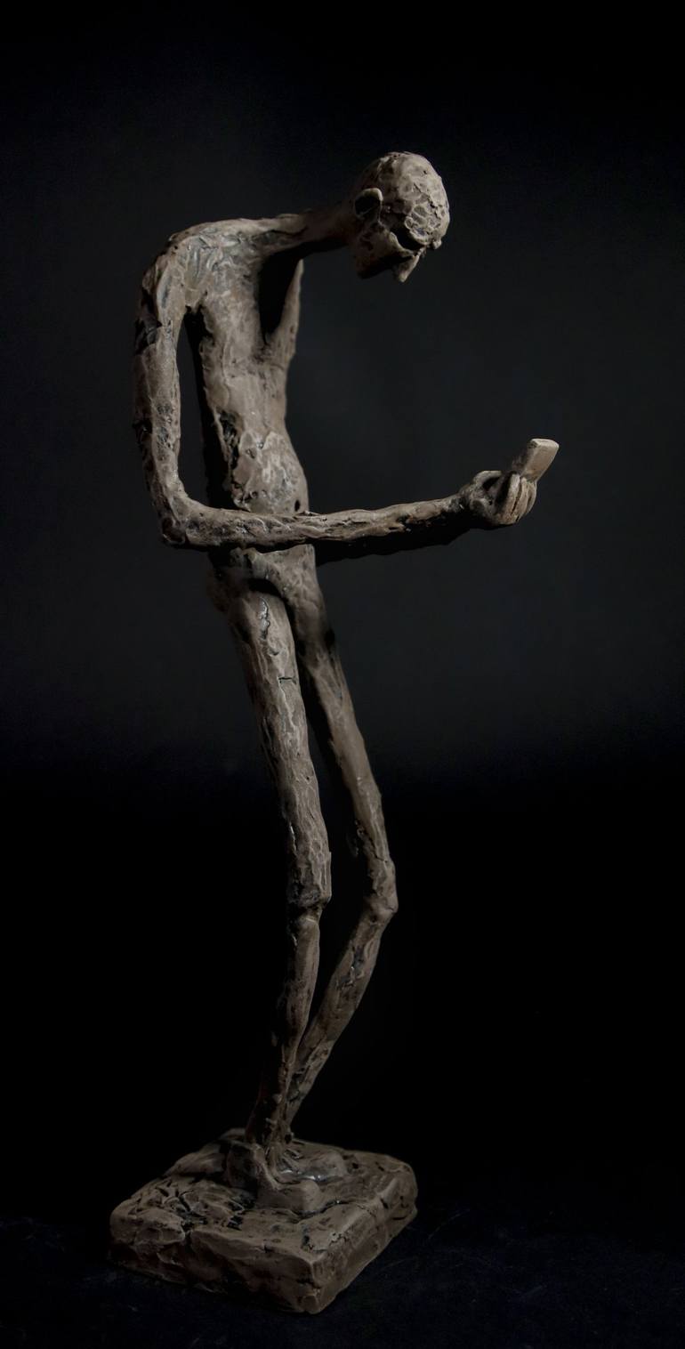 Original Expressionism People Sculpture by Lionel Le Jeune