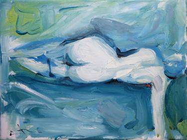 Original Expressionism Nude Paintings by Lionel Le Jeune