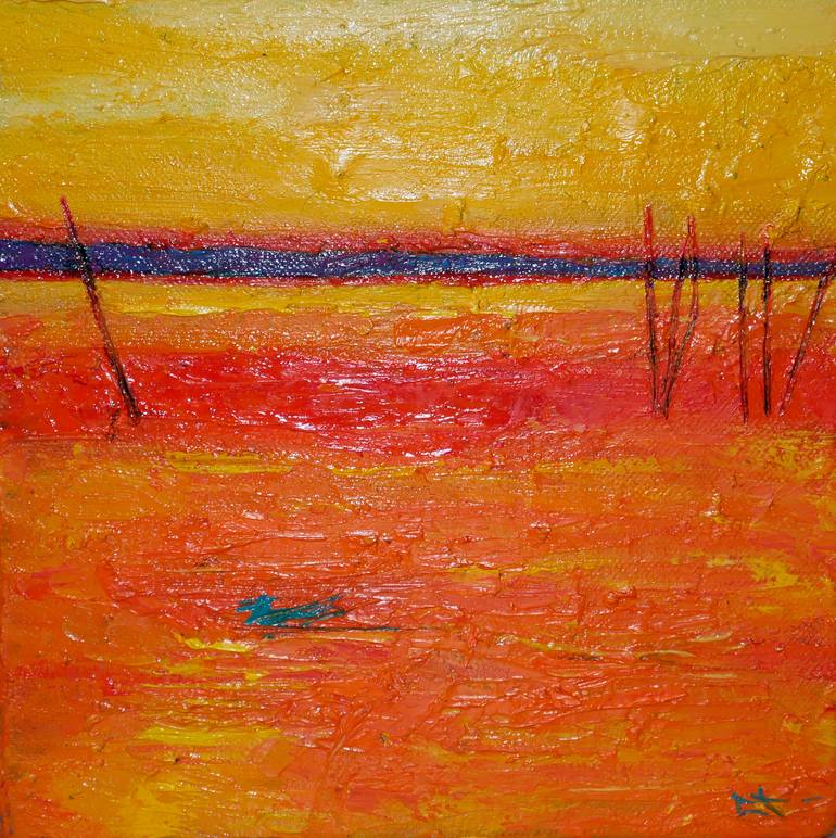 Original Abstract Seascape Painting by Lionel Le Jeune