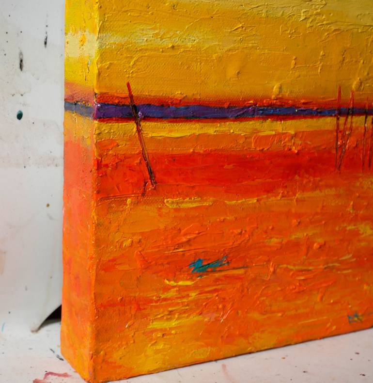 Original Abstract Seascape Painting by Lionel Le Jeune