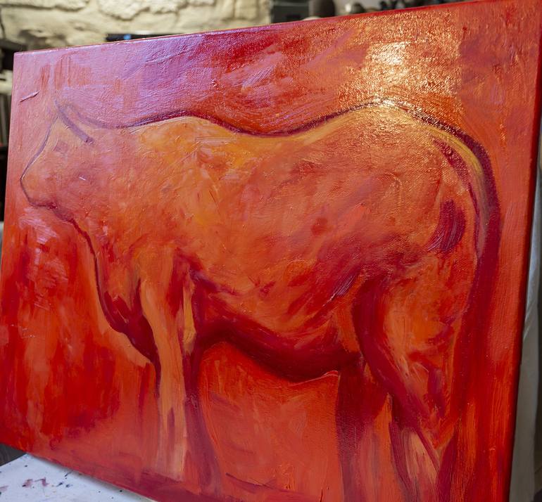 Original Expressionism Animal Painting by Lionel Le Jeune