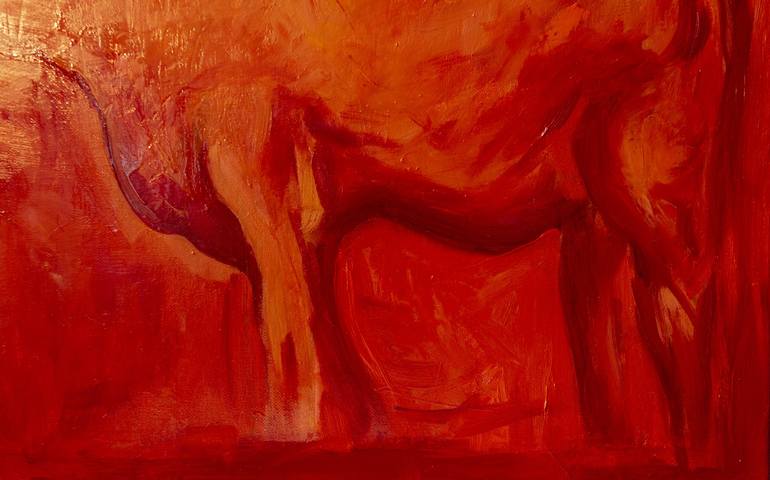 Original Expressionism Animal Painting by Lionel Le Jeune