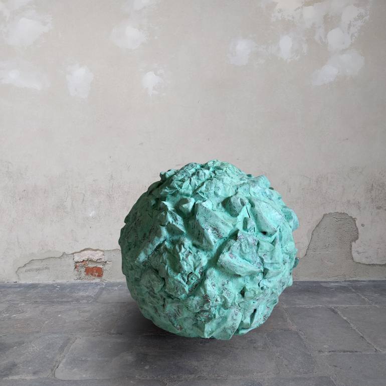 Original Abstract Outer Space Sculpture by Christoph Robausch