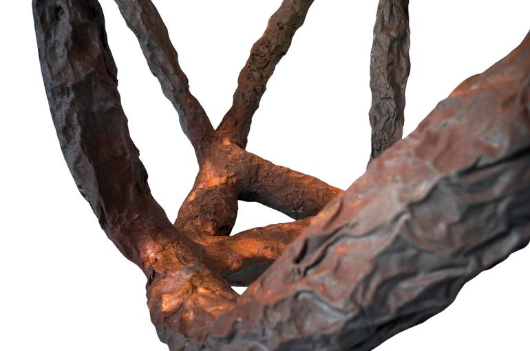 Original Abstract Outer Space Sculpture by Christoph Robausch