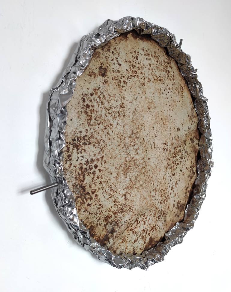 Original Abstract Outer Space Sculpture by Christoph Robausch