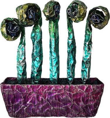 Original Abstract Expressionism Garden Sculpture by Christoph Robausch