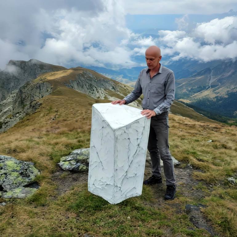 Original Contemporary Abstract Sculpture by Christoph Robausch