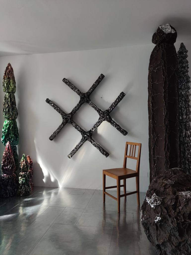 Original Conceptual Abstract Sculpture by Christoph Robausch
