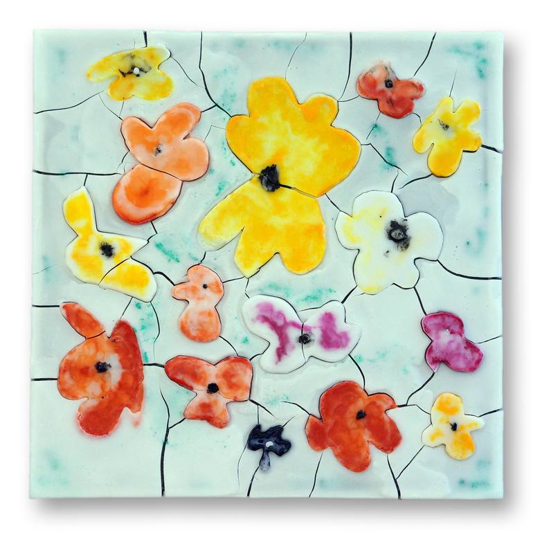 Blue Flower Sculpture by Christoph Robausch Saatchi Art