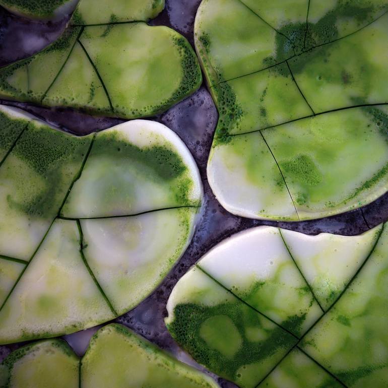 Original Abstract Floral Sculpture by Christoph Robausch