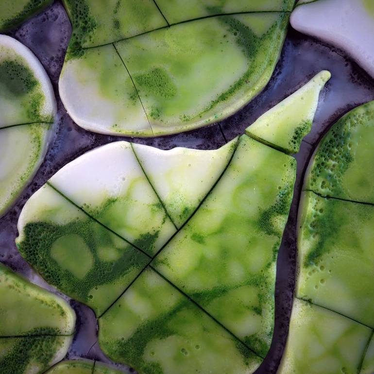 Original Abstract Floral Sculpture by Christoph Robausch