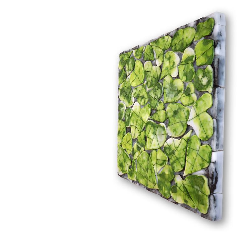 Original Abstract Floral Sculpture by Christoph Robausch