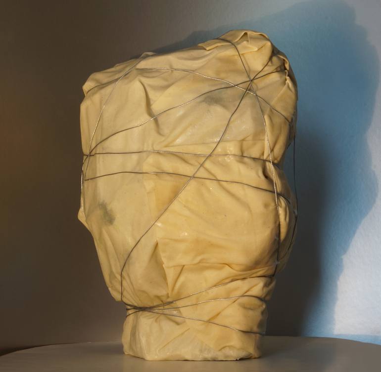 Original Abstract Portrait Sculpture by Christoph Robausch