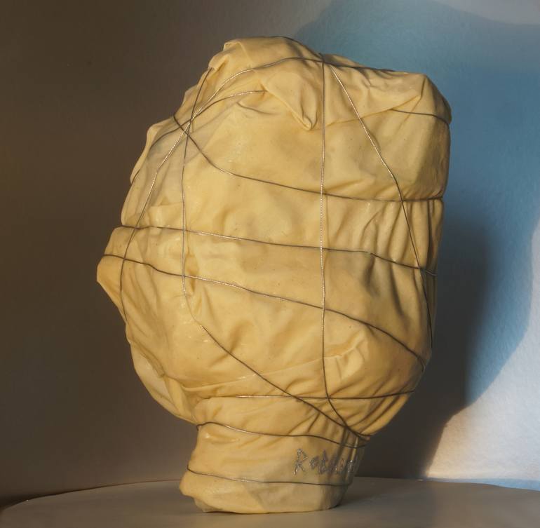 Original Abstract Portrait Sculpture by Christoph Robausch