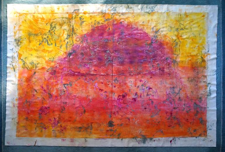 Original Abstract Expressionism Abstract Painting by Christoph Robausch