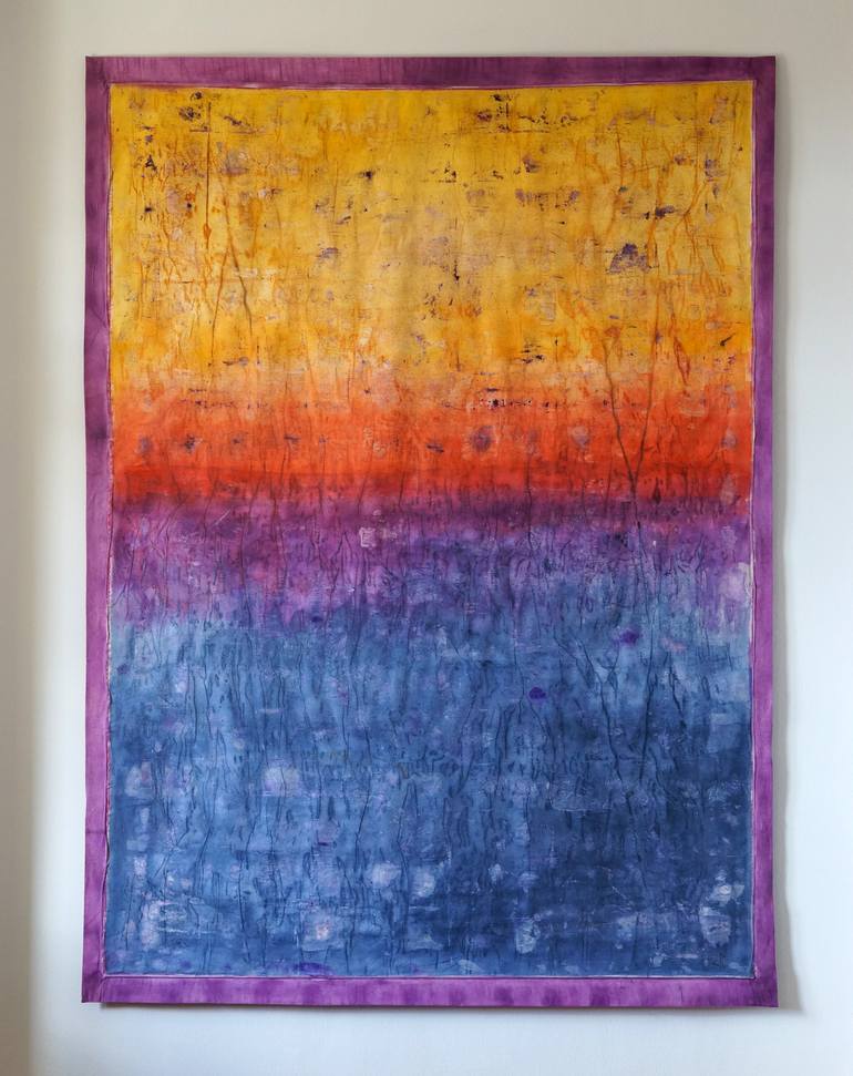 Original Modernism Abstract Painting by Christoph Robausch