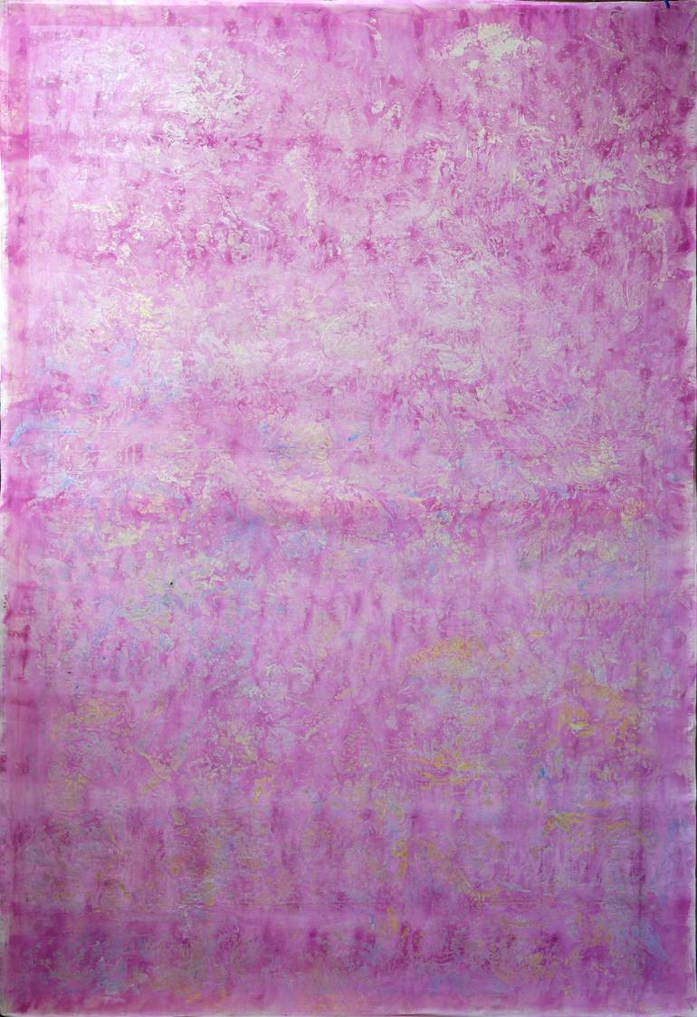Original Abstract Garden Painting by Christoph Robausch