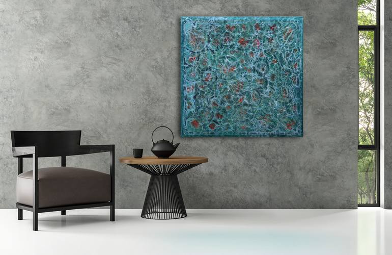 Original Abstract Expressionism Abstract Painting by Christoph Robausch