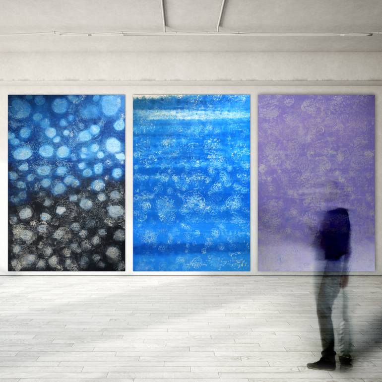 Original Abstract Expressionism Abstract Painting by Christoph Robausch