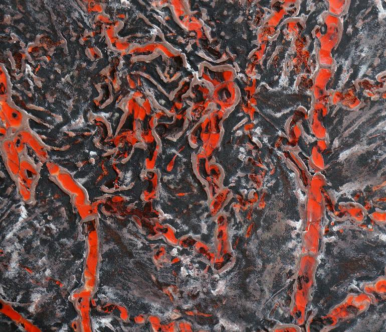 Original Abstract Expressionism Abstract Painting by Christoph Robausch