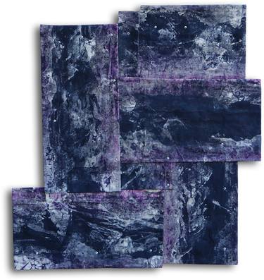 "SHAPED MOMENT AND MULTIPLE SPACE - black purple I" thumb