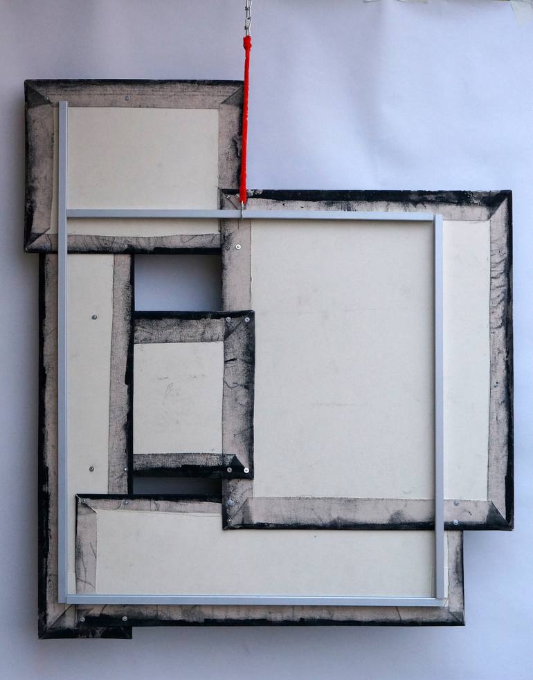 Original Abstract Geometric Sculpture by Christoph Robausch