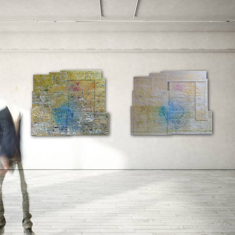 Original Abstract Still Life Painting by Christoph Robausch