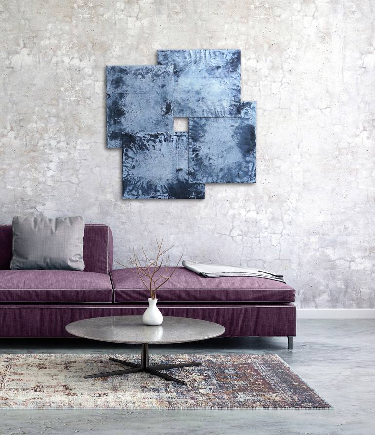 Original Minimalism Abstract Painting by Christoph Robausch