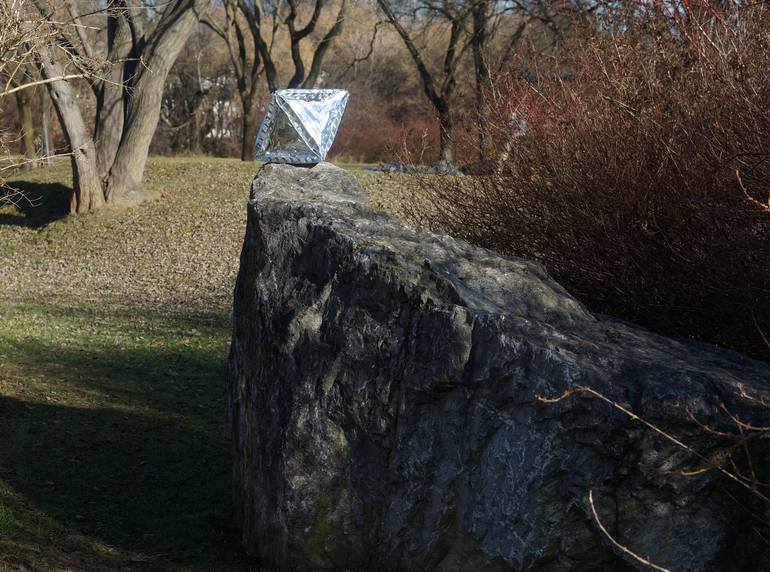 Original Geometric Sculpture by Christoph Robausch