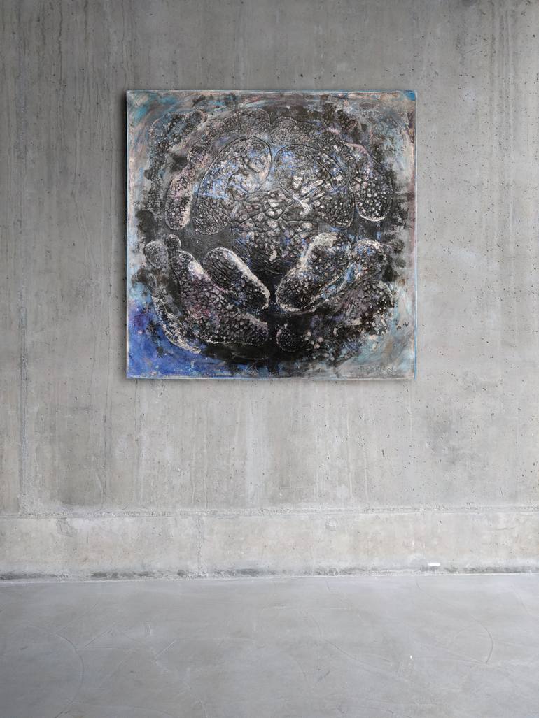 Original Abstract Expressionism Abstract Painting by Christoph Robausch