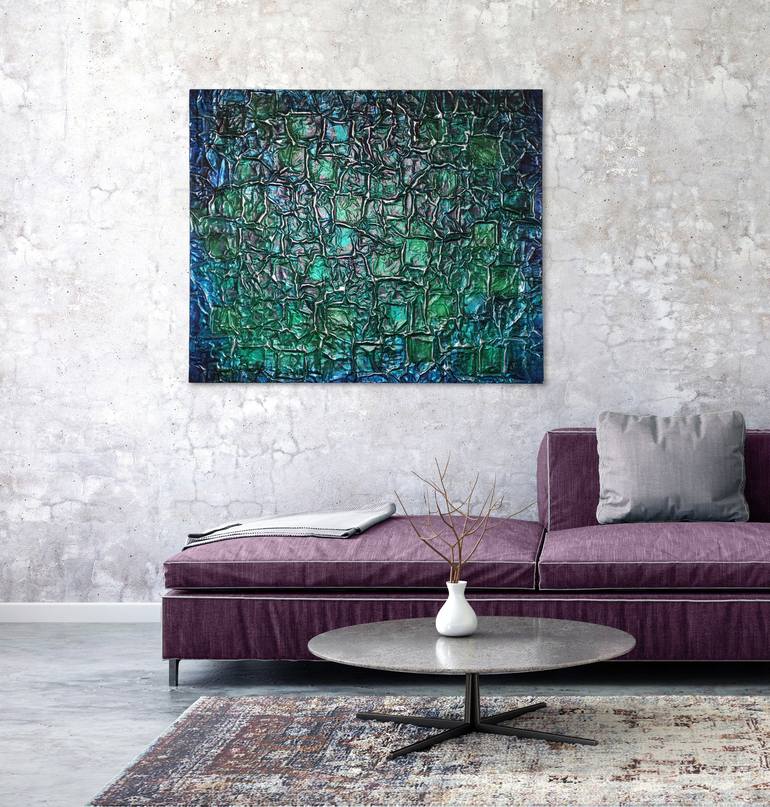Original Abstract Water Painting by Christoph Robausch
