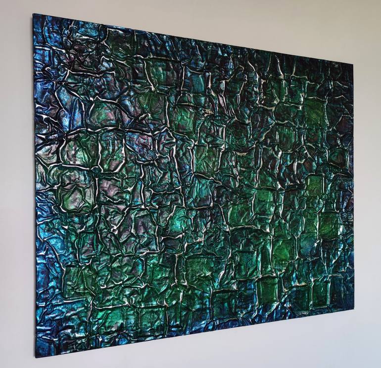 Original Abstract Water Painting by Christoph Robausch