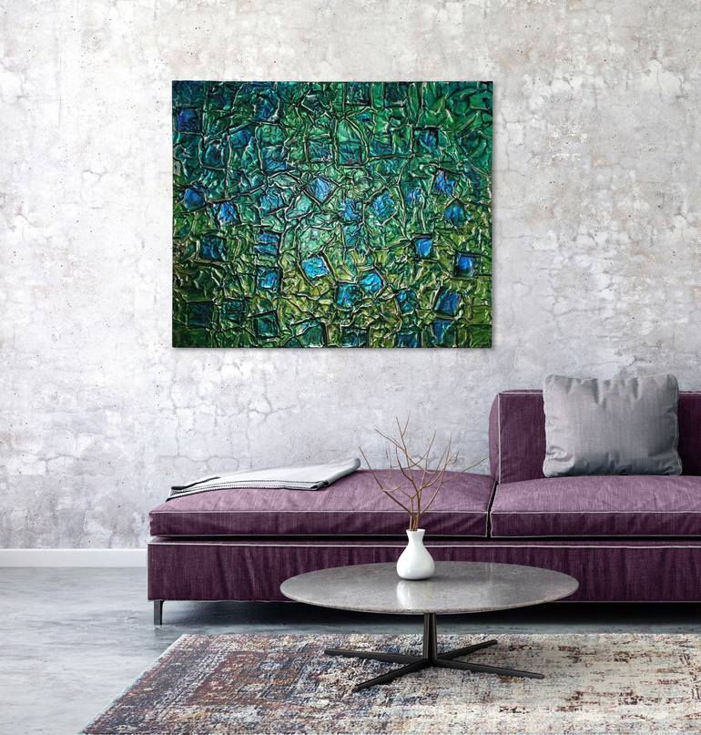 Original Abstract Seascape Painting by Christoph Robausch