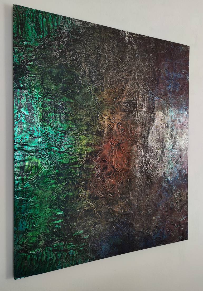 Original Abstract Expressionism Abstract Painting by Christoph Robausch