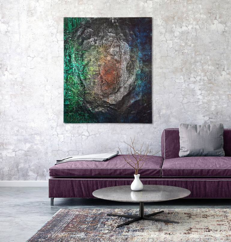 Original Abstract Expressionism Abstract Painting by Christoph Robausch