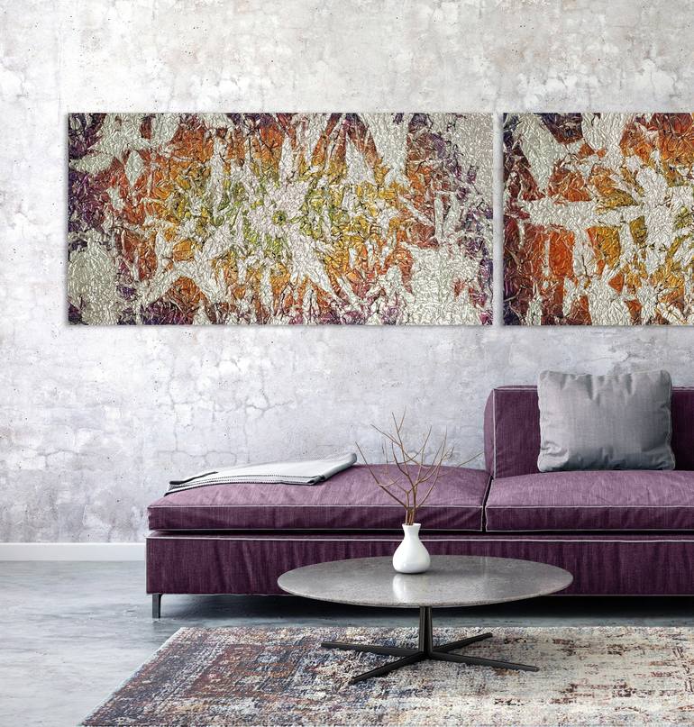 Original Art Deco Abstract Painting by Christoph Robausch