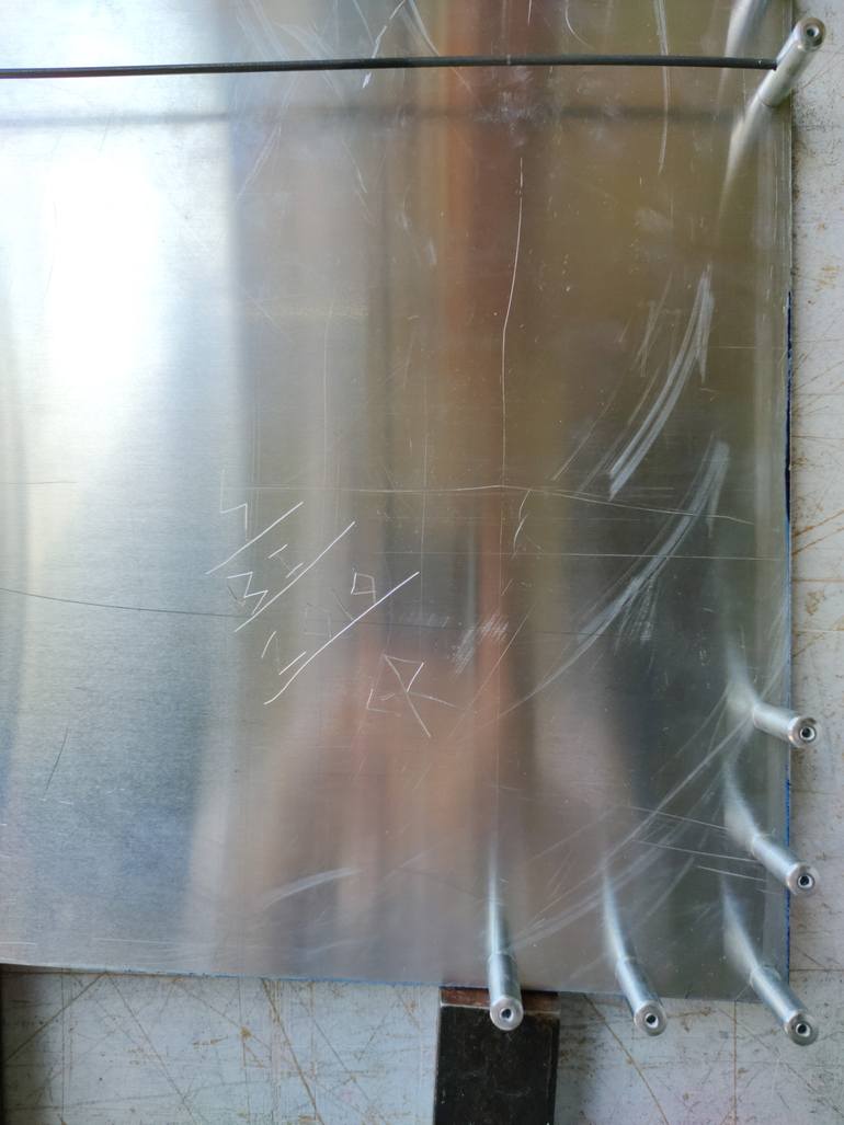 Original Art Deco Abstract Painting by Christoph Robausch