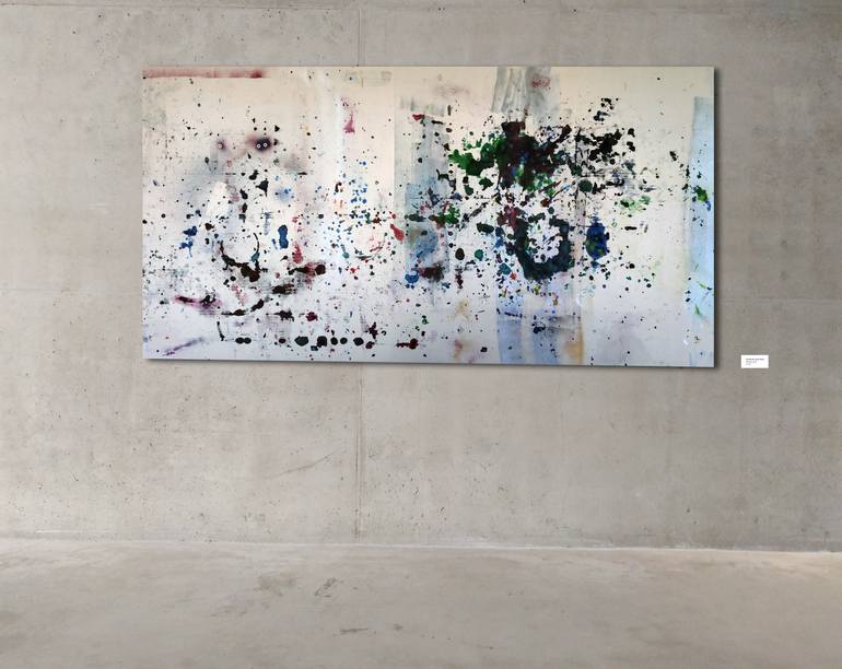Original Conceptual Abstract Painting by Christoph Robausch