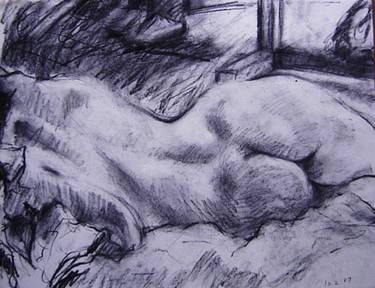 Print of Impressionism Nude Drawings by Eileen Sieben