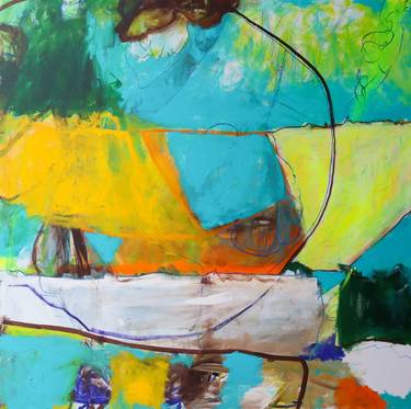 Original Abstract Expressionism Abstract Painting by Greg Holden Regan